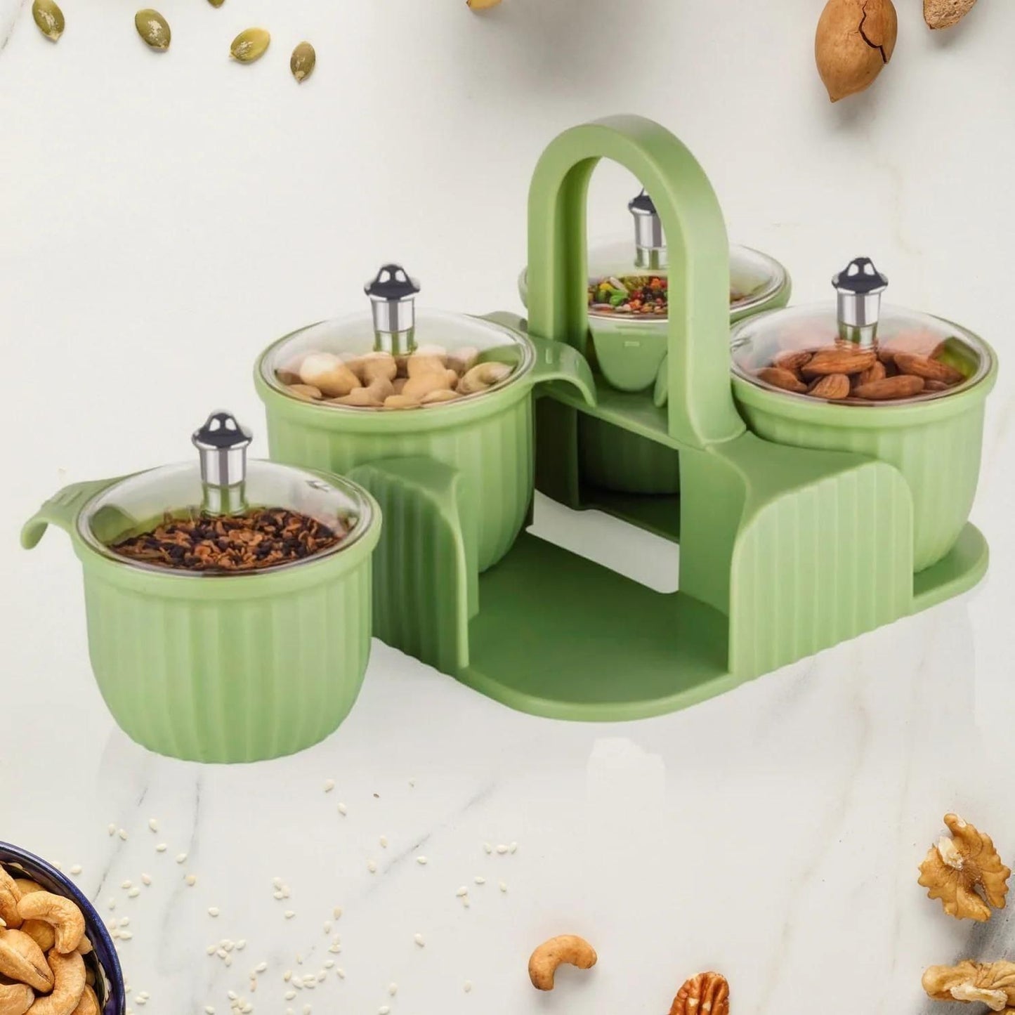Multipurpose Storage Jar with Tray