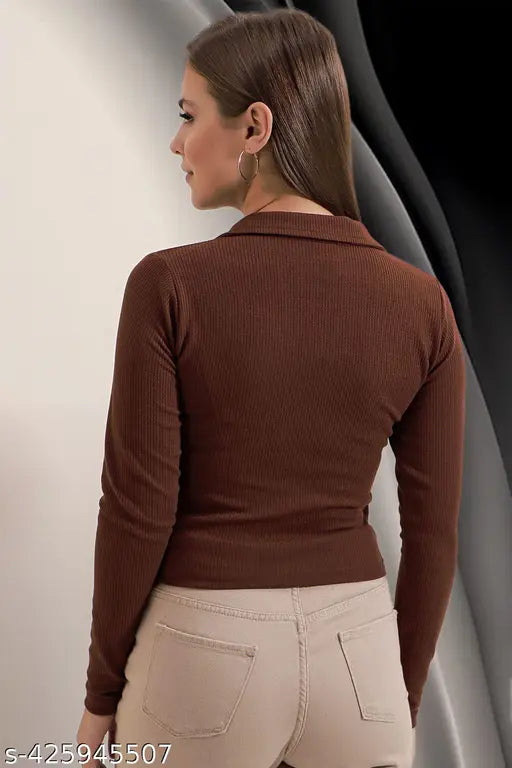 Casual V-Neck Top