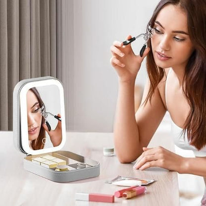 Jewelry Box with LED Mirror