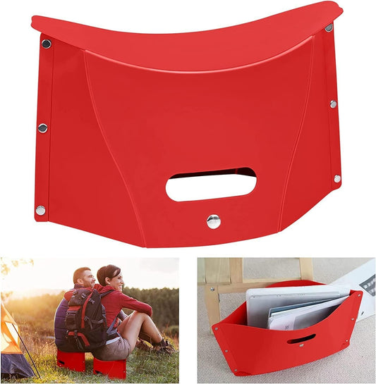 Sturdy & Lite Weight Portable Folding Plastic Stool (Assorted Colors)