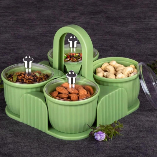 Multipurpose Storage Jar with Tray