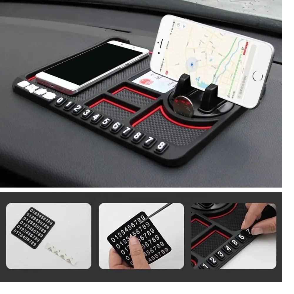 HSR Multifunction Car Phone Holder – Anti-Slip Dashboard Mount