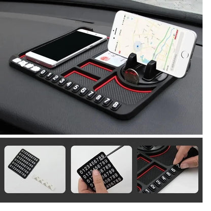 HSR Multifunction Car Phone Holder – Anti-Slip Dashboard Mount