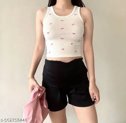 EMBROIDERY TANK TOP